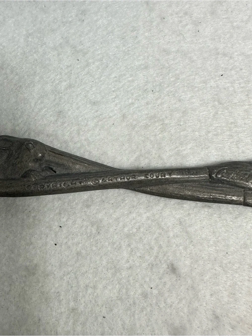 Vintage-Style Metal Serving Spoons in Dark Pewter Finish Arthur Court Collectibl
